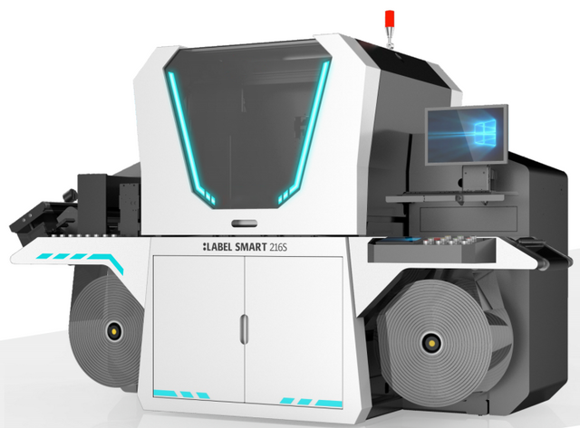 Máquina de impressão de rótulo de jato de tinta digital